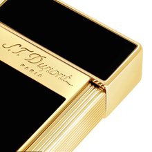 Load image into Gallery viewer, ST Dupont Biggy Golden Black Lighter