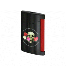 Charger l'image dans la galerie, ST Dupont Slim 7 Lighter Chrome Memento Mori Black