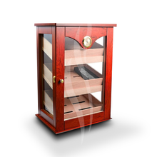 Load image into Gallery viewer, SKRLN Cigar Humidor Cedar wood Cabinet
