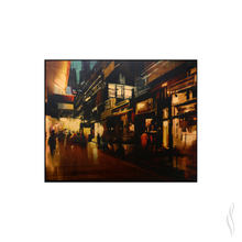 Load image into Gallery viewer, Parejo Cigar Humidor Night Street Design