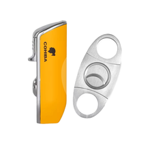 Load image into Gallery viewer, Deluxe Cigar Lighter With Puro Punch And Cutter Set