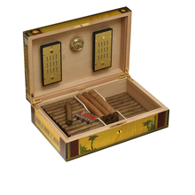 Load image into Gallery viewer, Elie Bleu Humidor "Alba" 110Cig Orange Sycamore