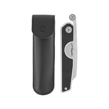 Charger l'image dans la galerie, S.T. Dupont Knife Cigar Cutter Reverse T Carbon Steel
