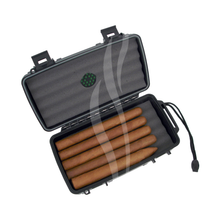 Load image into Gallery viewer, Keep Calm & Smoke On Cigar Caddy Travel Case 5 cig