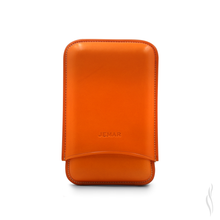 Load image into Gallery viewer, Jemar Cigar Case Purera Vaquetilla Naranja