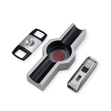 Load image into Gallery viewer, Pierre Cardin Cigar ashtray Jet Lighter with Punch and V shape Cutter - PCX025