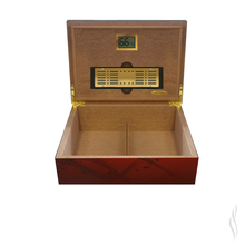 Load image into Gallery viewer, Parejo Cigar Humidor Jazz Red Design