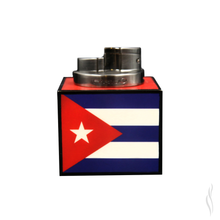 Load image into Gallery viewer, Parejo Quad Torch Table Lighter Cuban Flag Design