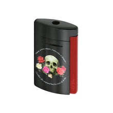 Load image into Gallery viewer, ST Dupont Minijet Lighter Chrome Memento Mori Black