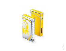 Load image into Gallery viewer, Tonino Lamborghini Ii Toro Yellow Torch Flame Lighter