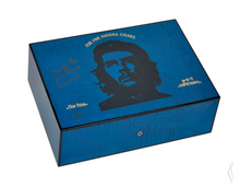 Load image into Gallery viewer, Elie Bleu Humidor "Che" Blue Sycamore 110Cig
