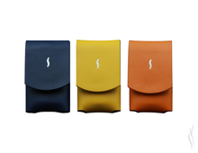 Load image into Gallery viewer, S.T. Dupont Lighter Case 183052 Minijet Orange Leather