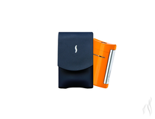 Load image into Gallery viewer, S.T. Dupont Lighter Case 183052 Minijet Navy Leather