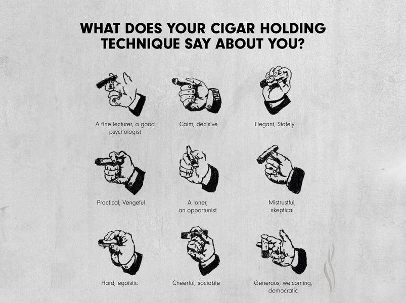 What Does Your Cigar Holding Technique Say About You?