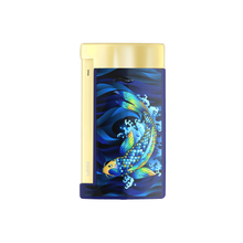 Charger l&#39;image dans la galerie, ST Dupont Slim 7 Lighter Golden Koi Fish Blue Koi Fish
