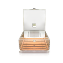Load image into Gallery viewer, SKRLN Aclrilic Digitial Humidor With Tray
