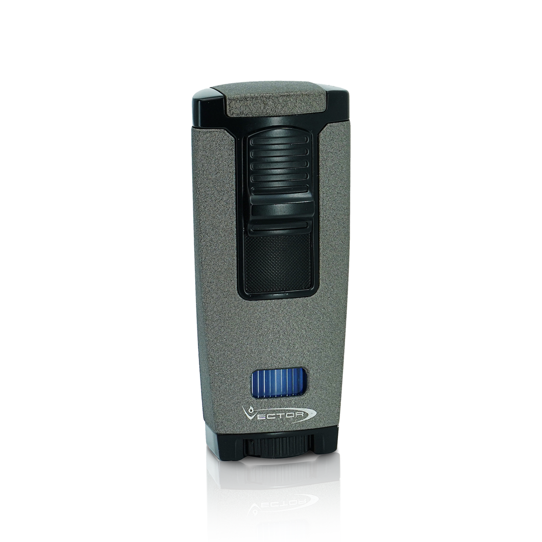 Vector APEX Series High Quality Lighter - Grey Crackle Matte