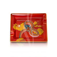 Load image into Gallery viewer, Elie Bleu &quot;Dragon&quot; - Porcelain Ashtray
