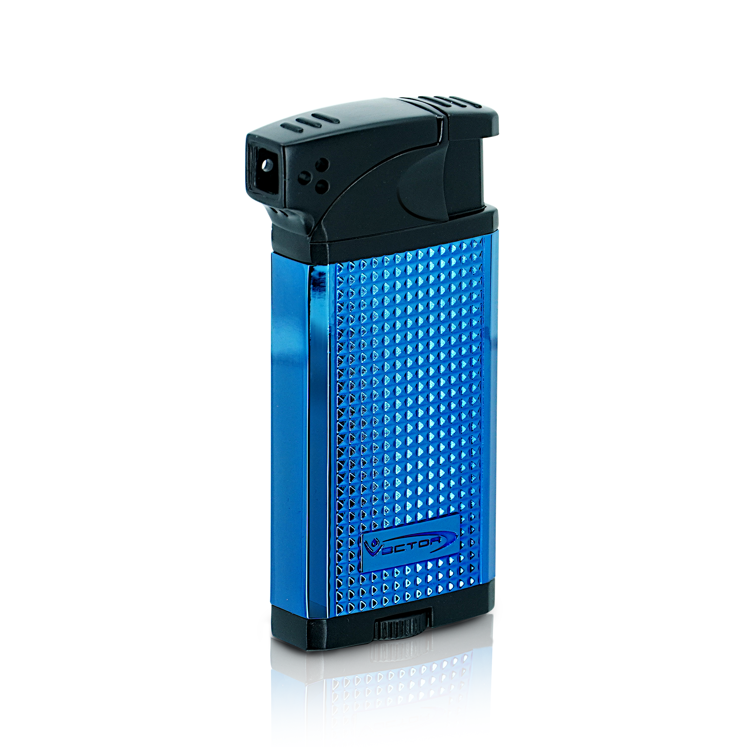 Vector DUKE Series Dual Flame High Quality Lighter -Sparkle Blue ...