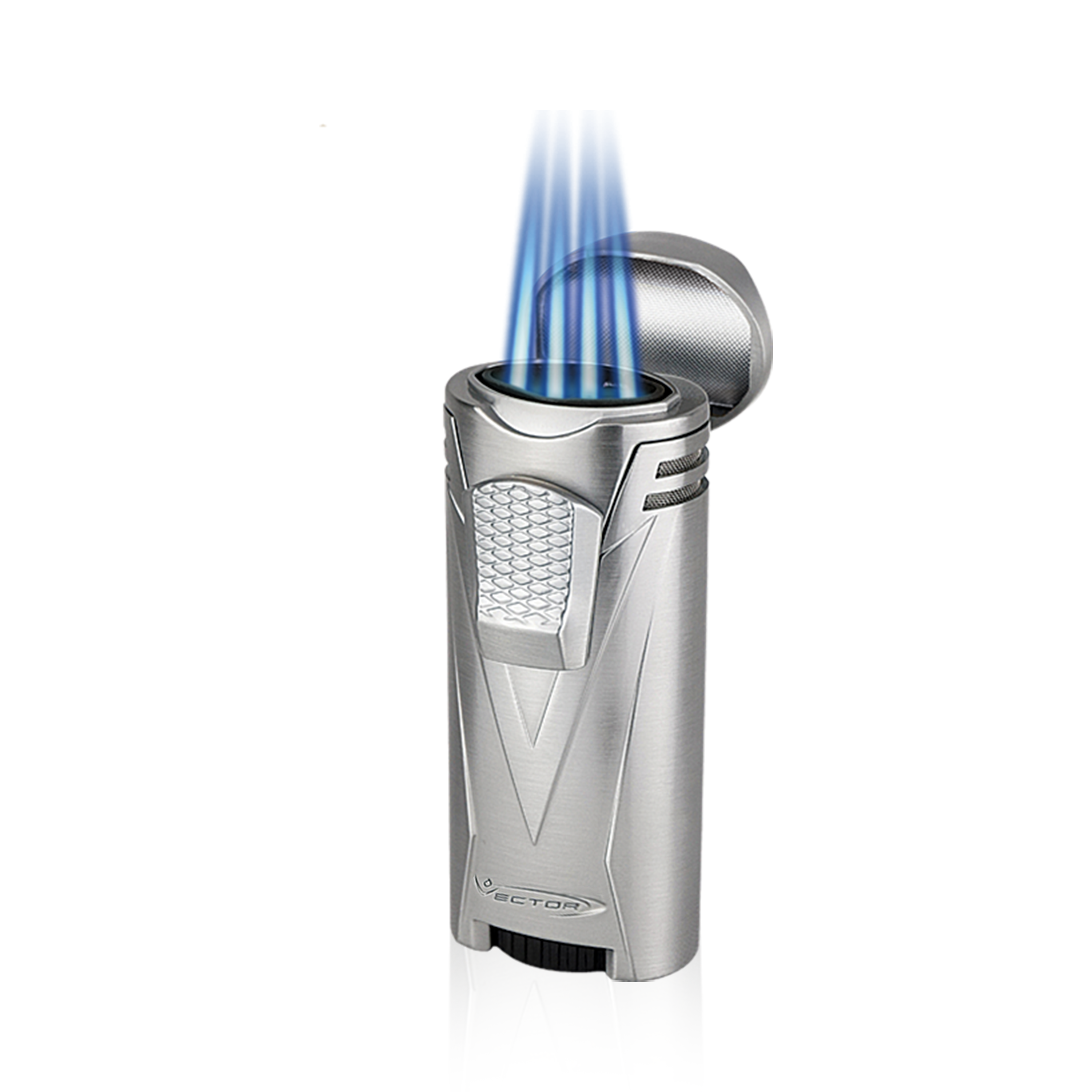 Vector IRONQUAD Series High Quality Lighter - Chrome Satin