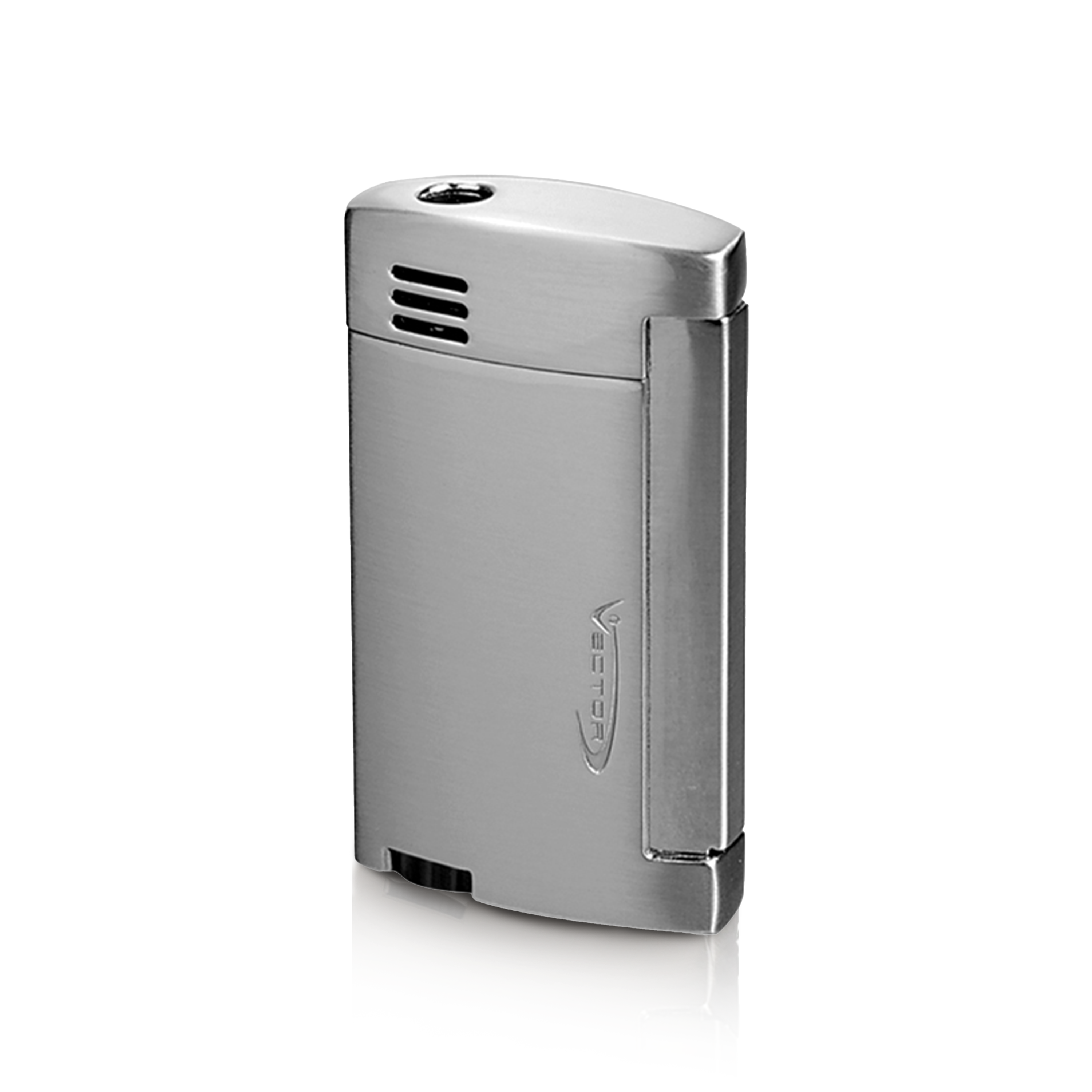 Vector Magnum Vector MAGNUM Series High Quality Lighter - Chrome Satin – Akiki's Cigars