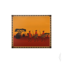 Load image into Gallery viewer, Parejo Cigar Humidor African Warriors Design
