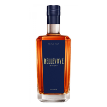 Load image into Gallery viewer, Bellevoye Blue Triple Malt Fine Grain Finish French Whisky 70cl
