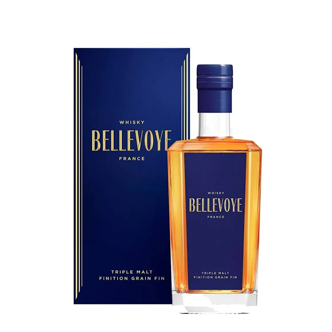 Bellevoye Blue Triple Malt Fine Grain Finish French Whisky 70cl