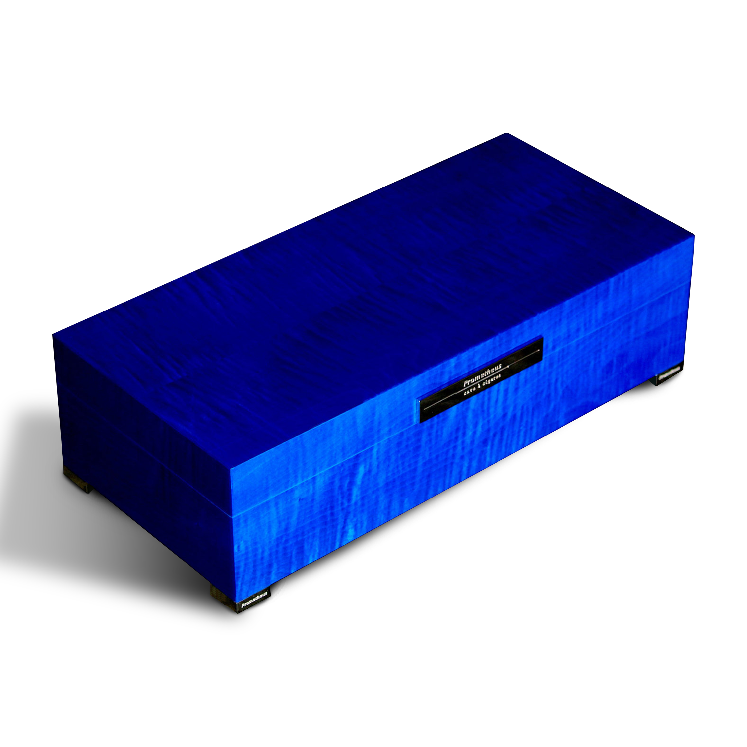Prometheus Blue Prometheus platinum series humidors Blue Sycamore 150C – Akiki's Cigars