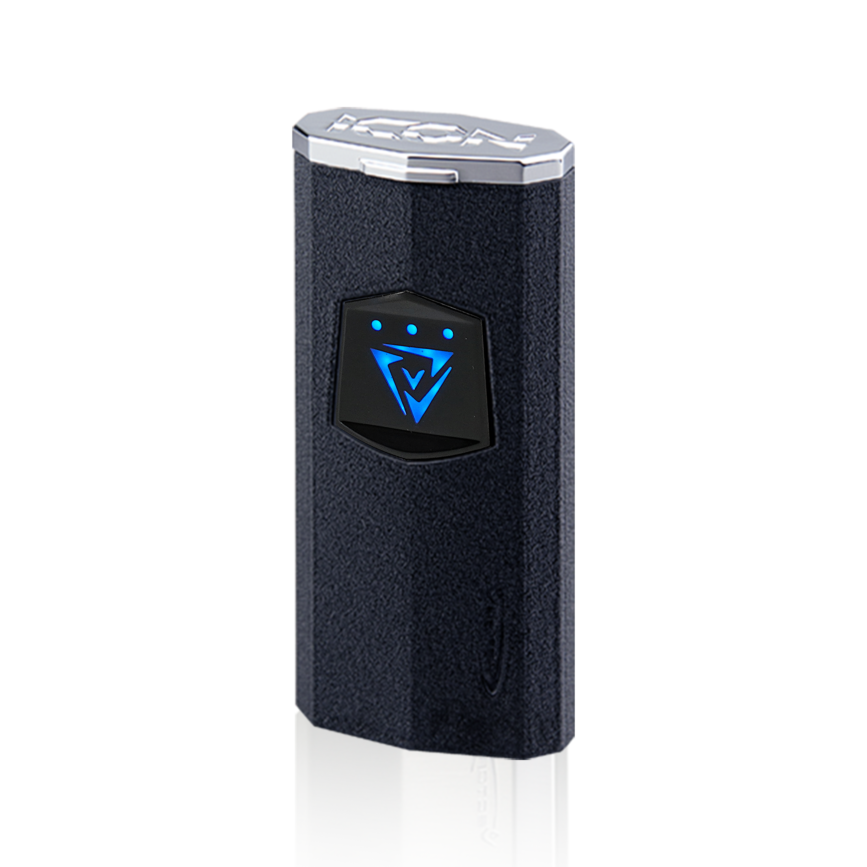 Vector ICON Series High Quality Lighter - Black Crackle