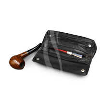 Charger l&#39;image dans la galerie, Jemar Pipe Tobacco Leather Bag 596 - Black
