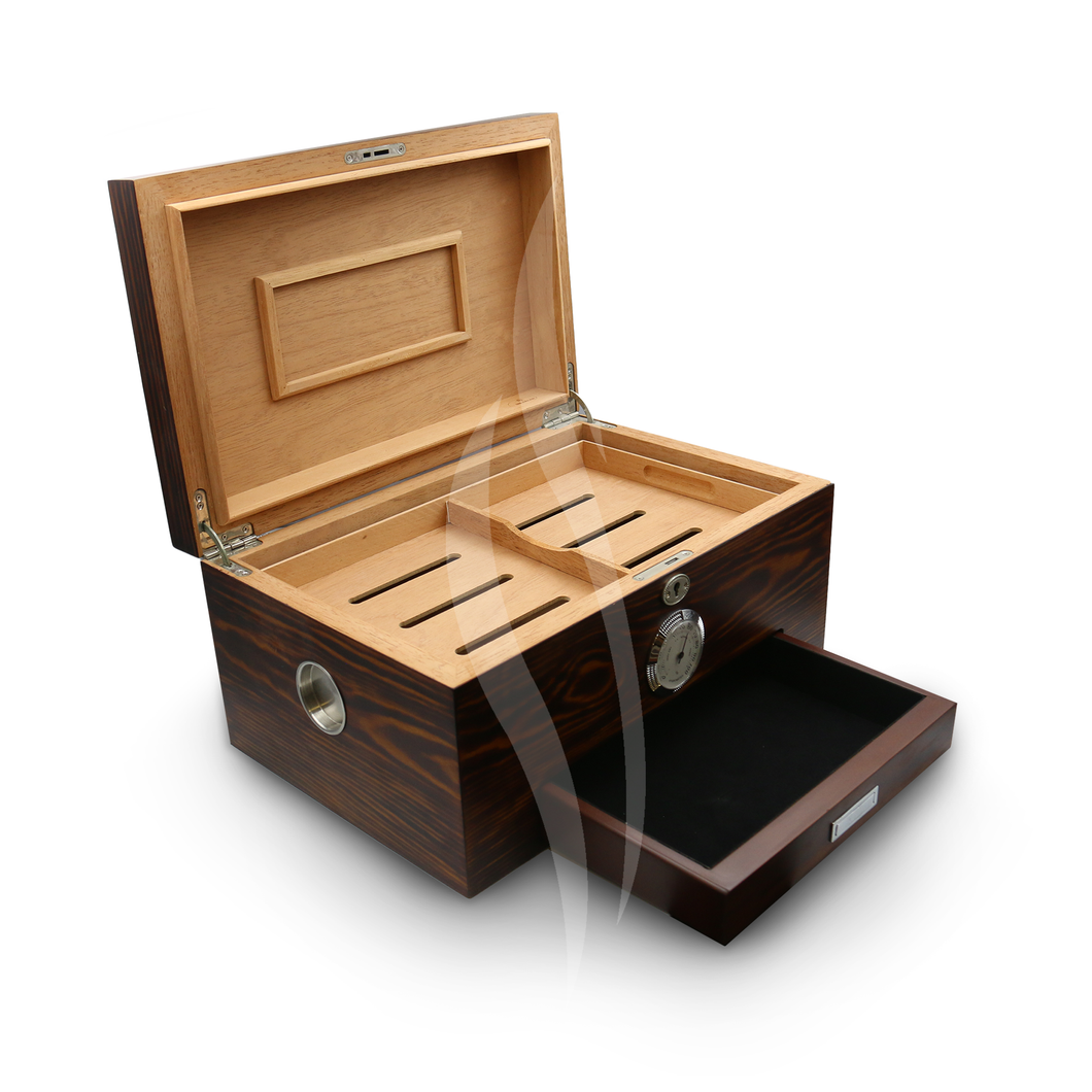 SKRLN Stylish Retro Cedar-Lined Humidor