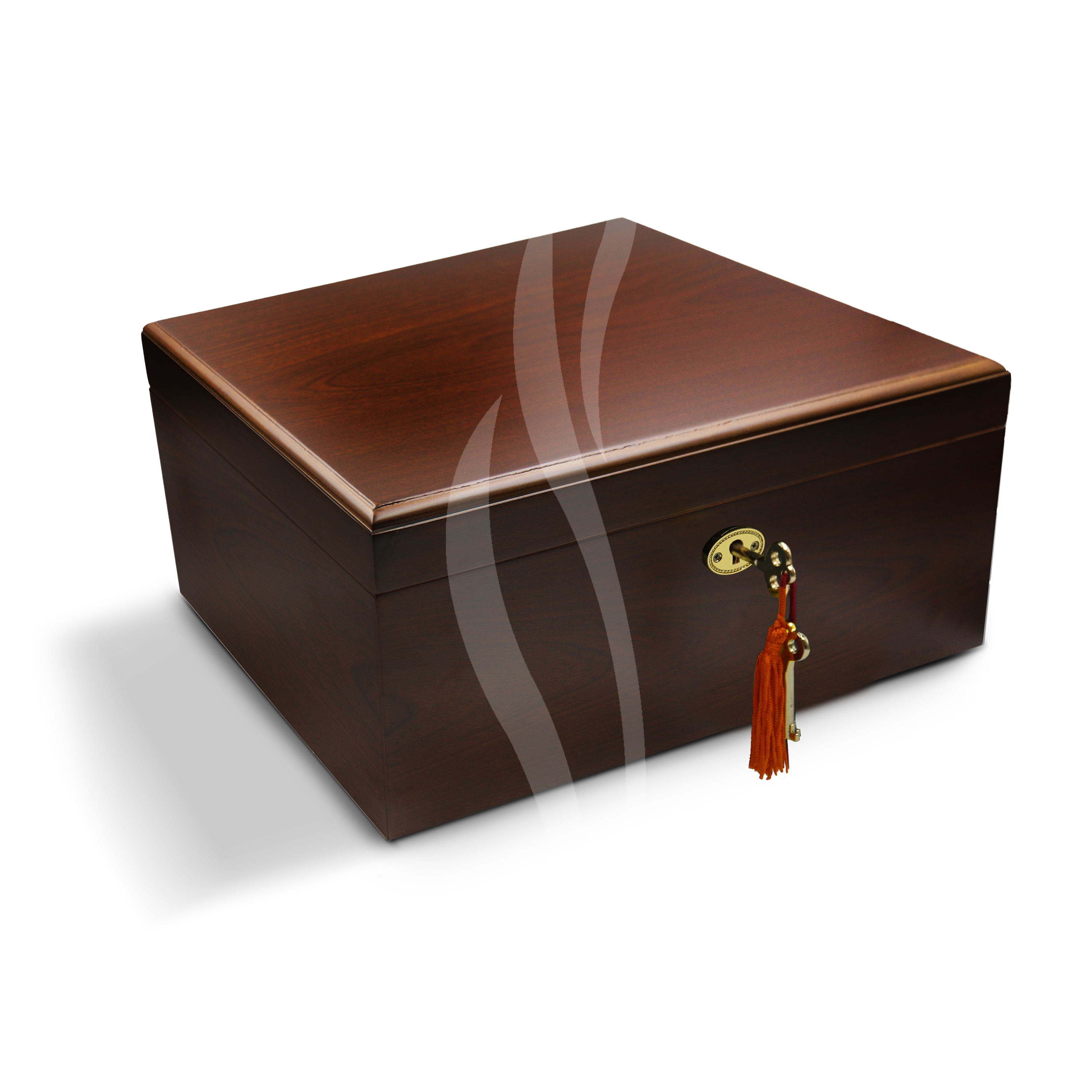 SKRLN Brown Classic Lacquer Humidor