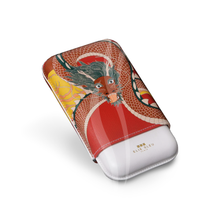 Load image into Gallery viewer, Elie Bleu Dragon Cigar Case - 3 Cigars caliber 27
