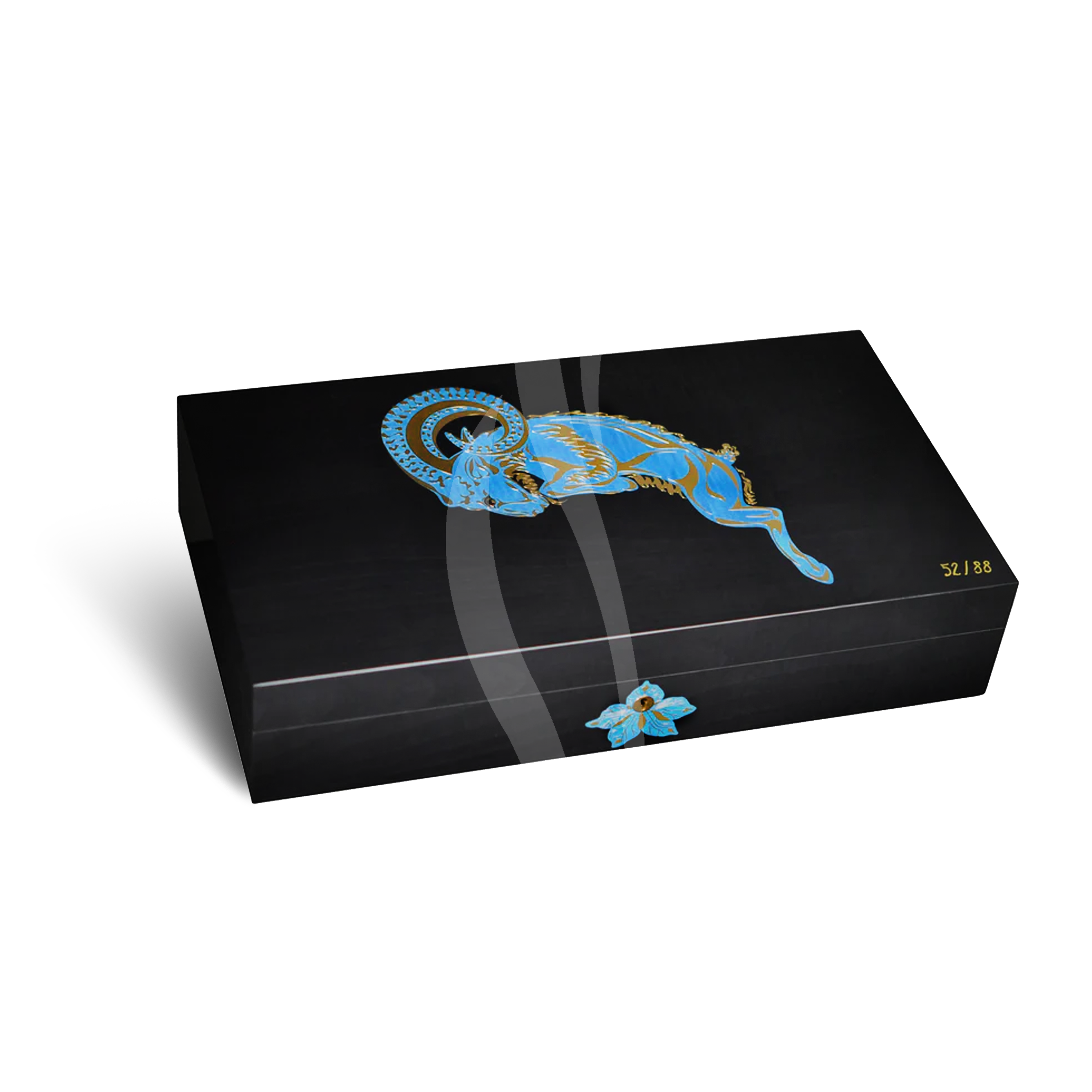 Elie Bleu Humidor Limited Edition "Ram"- 110 Cigars