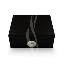 Load image into Gallery viewer, SKRLN Cedar Wood Black Humidor Set
