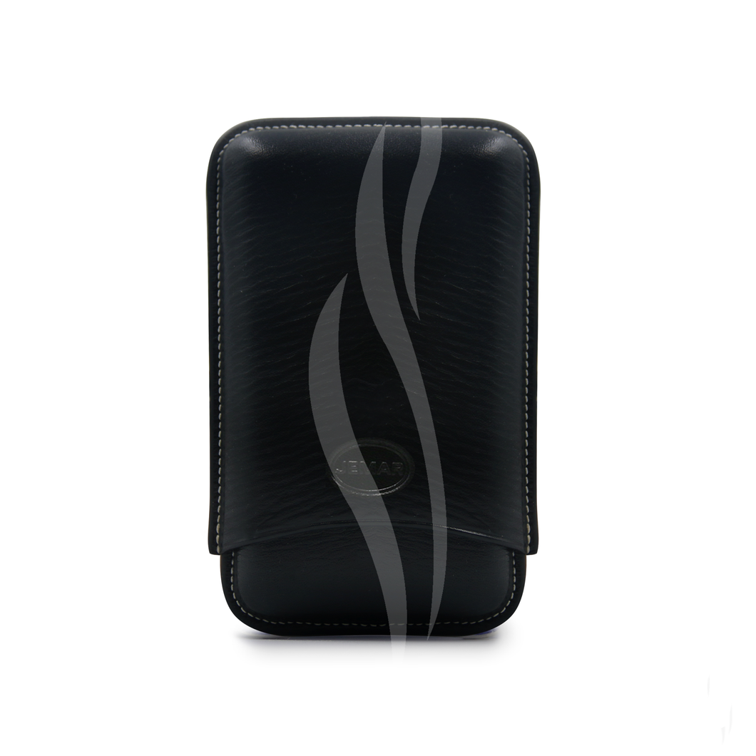 Jemar Cigar Case Purera Vaquetilla Negro