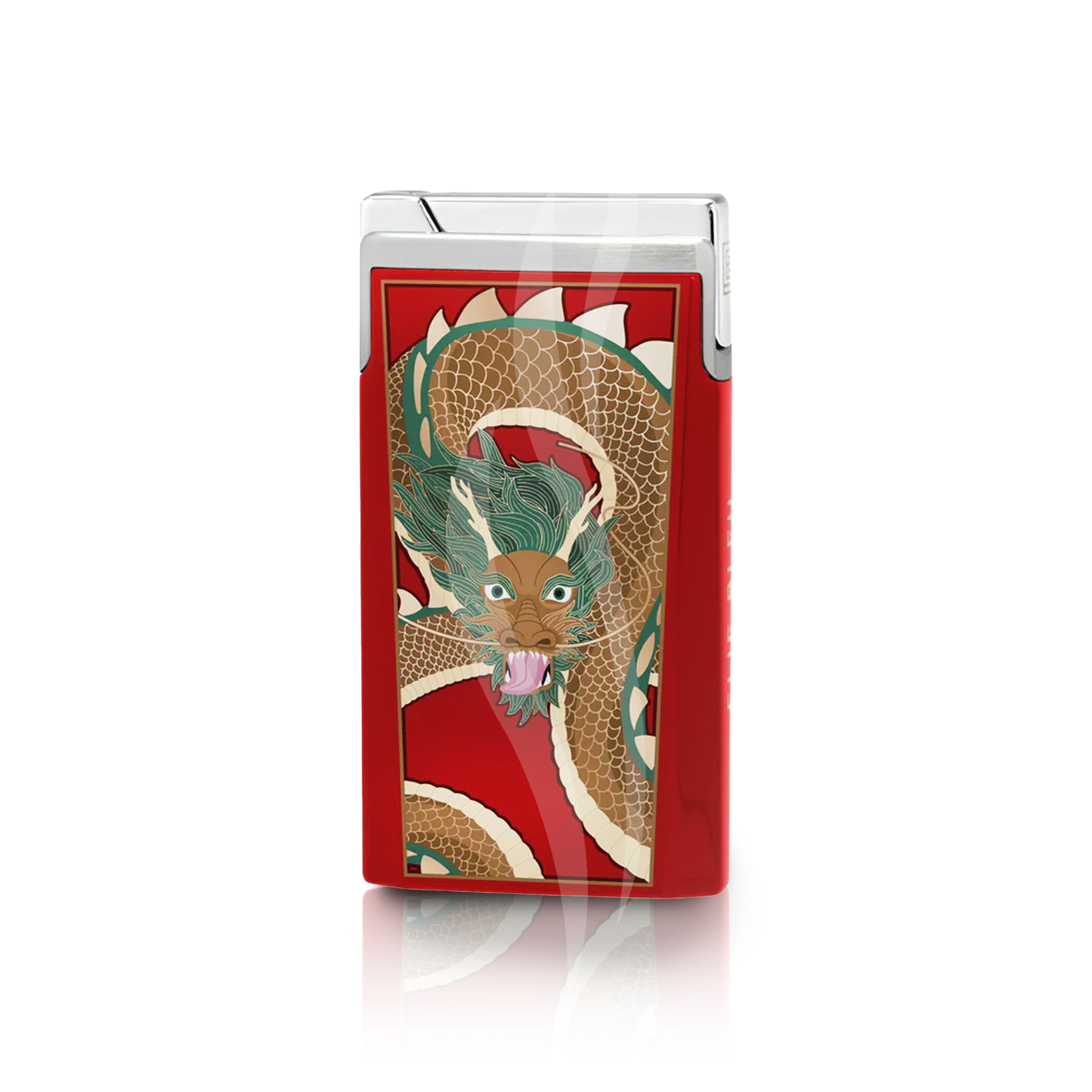 Elie Bleu "J15" - Dragon lacquer pocket lighter