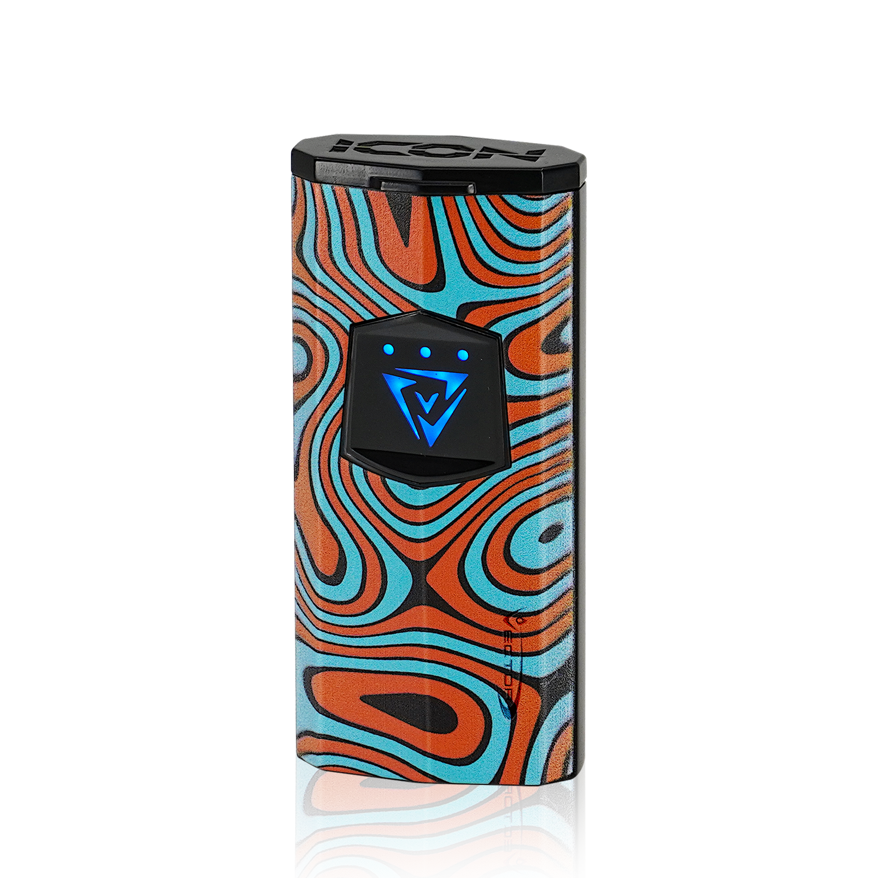 Vector ICON IV-UV  Series High Quality Lighter - Orange Turqoise