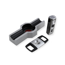 Load image into Gallery viewer, Pierre Cardin Cigar ashtray Jet Lighter with Punch and V shape Cutter - PCX025
