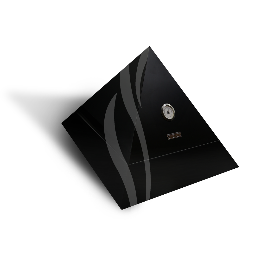 SKRLN Deluxe Pyramid Lacquer Humidor