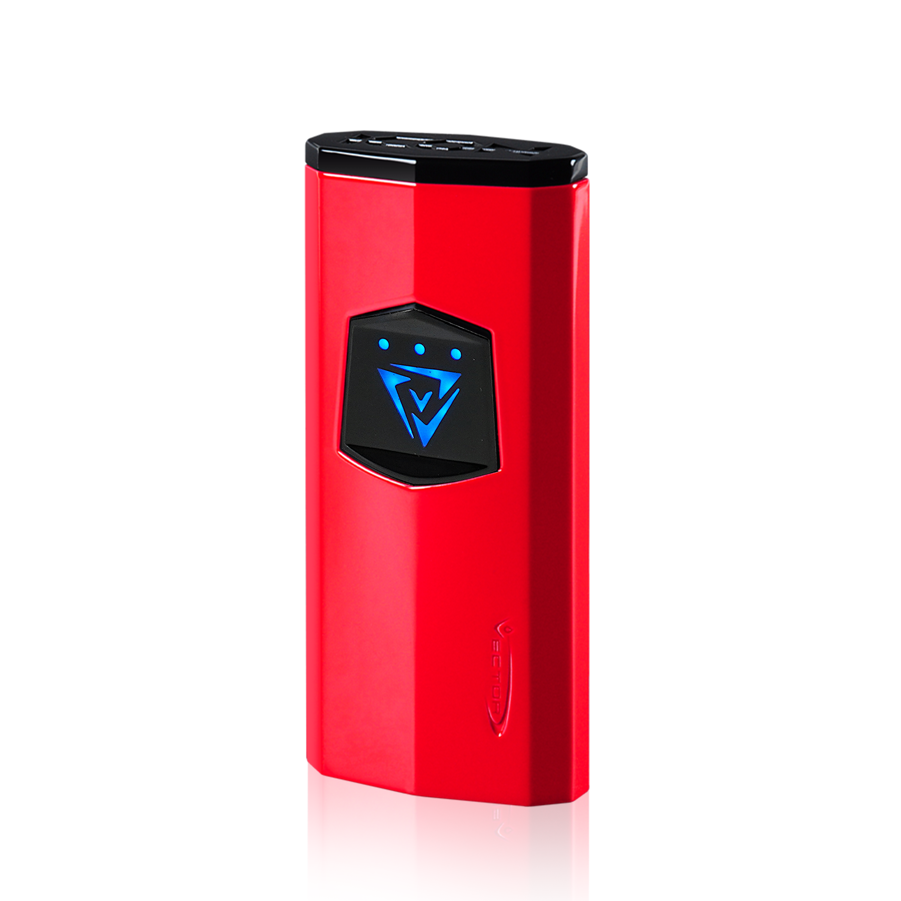 Vector ICON IV Series High Quality Lighter - Red Lacquer