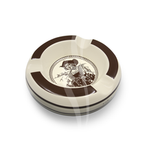 Load image into Gallery viewer, Cigars White Ceramic Ashtray
