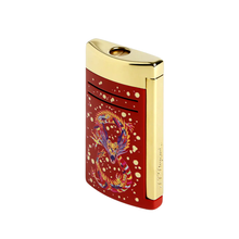 Load image into Gallery viewer, S.T. Dupont Maxijet Lacquered Lighter - Dragon Burgundy
