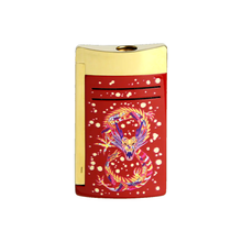 Load image into Gallery viewer, S.T. Dupont Maxijet Lacquered Lighter - Dragon Burgundy
