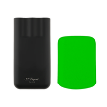 Load image into Gallery viewer, ST Dupont Leather 3 Cigar Case - Neon Green
