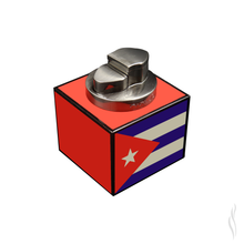 Load image into Gallery viewer, Parejo Quad Torch Table Lighter Cuban Flag Design
