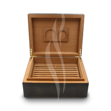 Load image into Gallery viewer, SKRLN Vintage Brown Wooden Humidor
