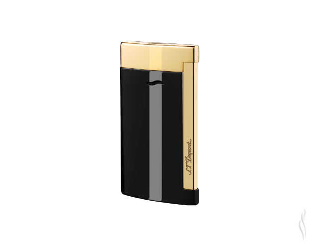 S.T. Dupont Slim 7 Black/Gold Lighter