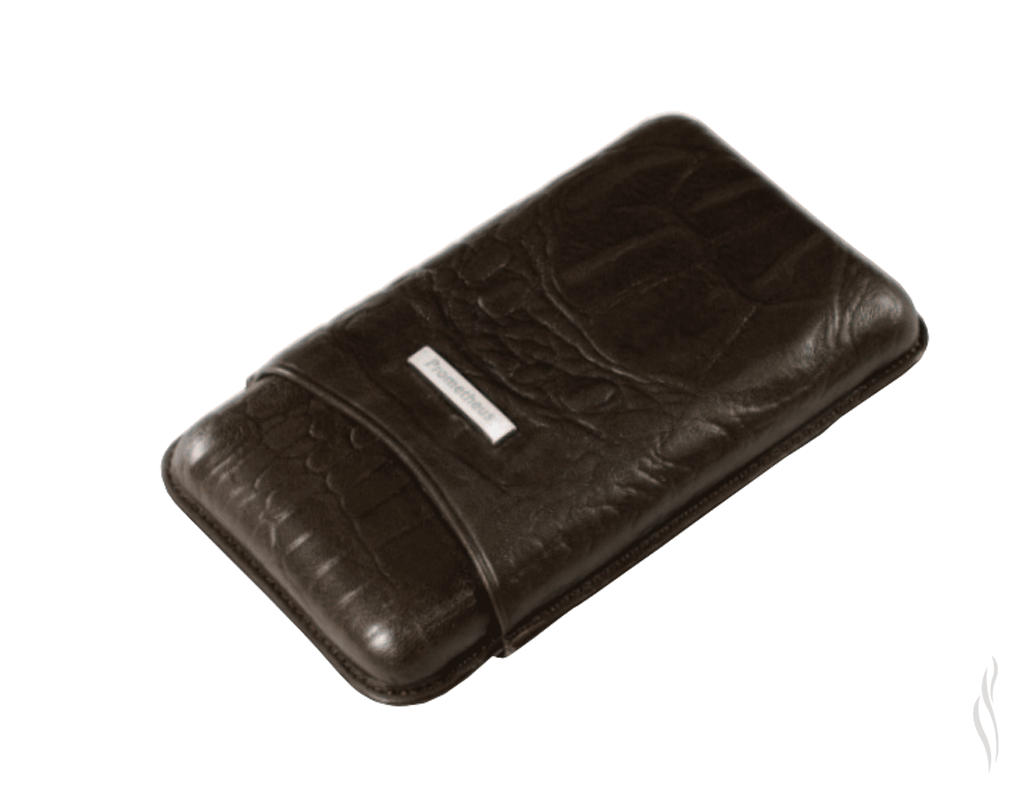 Prometheus Leather Case-200En Brown 3Cig Robus